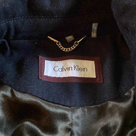 Calvin Klein Coats Wool 61% - Picture 3 of 5